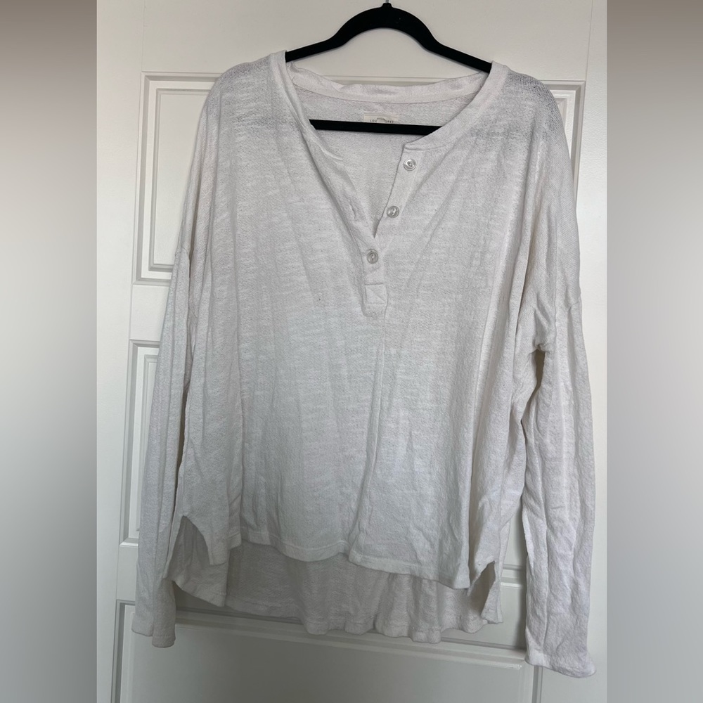 Lou and grey long sleeve Henley